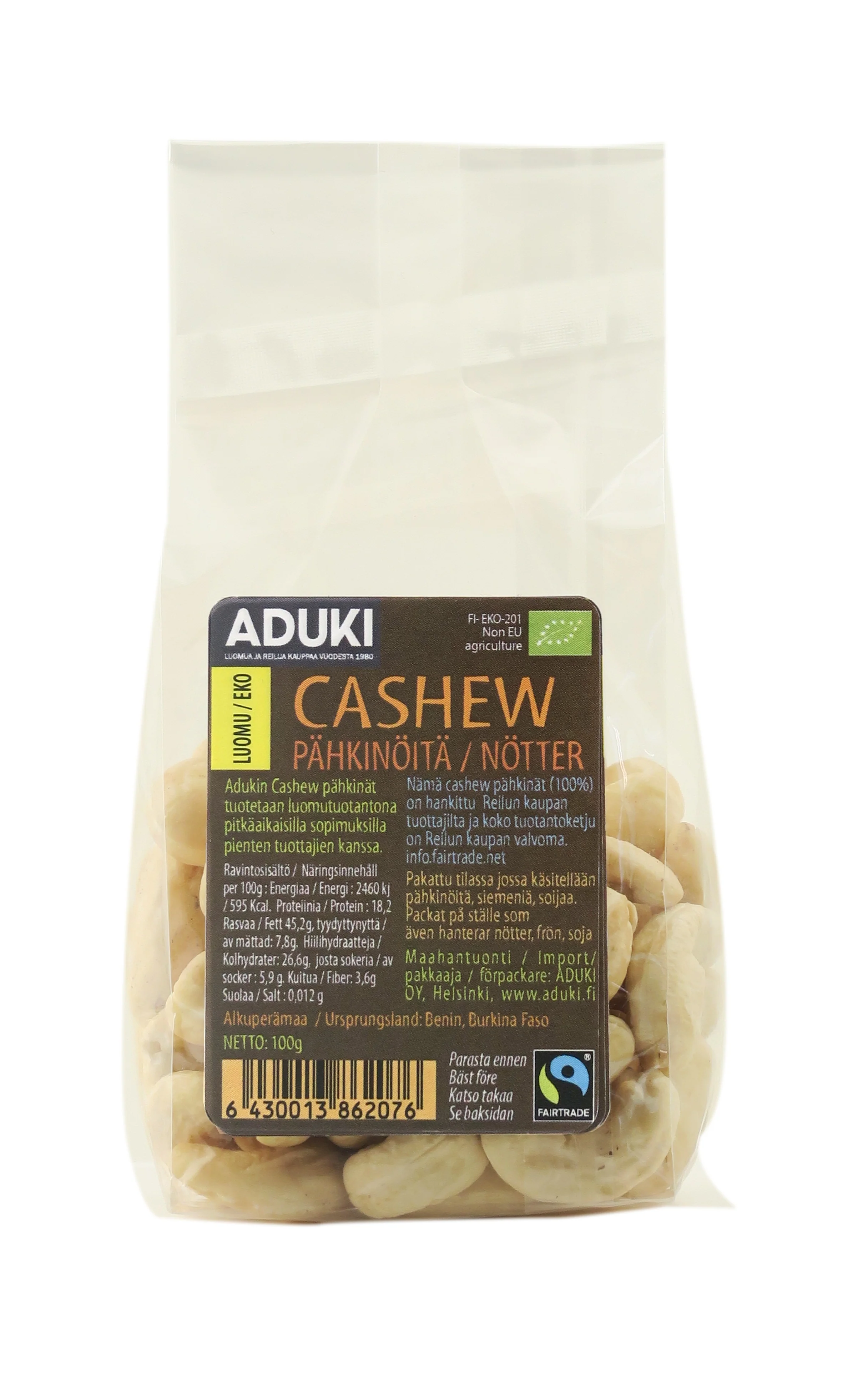 Cashew nuts, 100 g