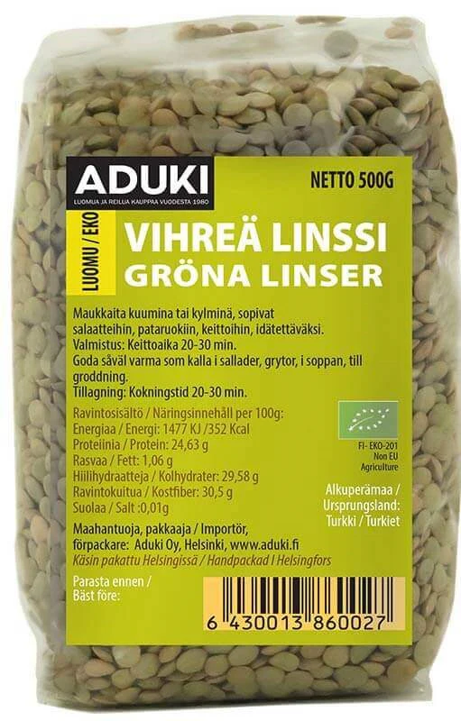 Green Lentils, 500 g - Image 2