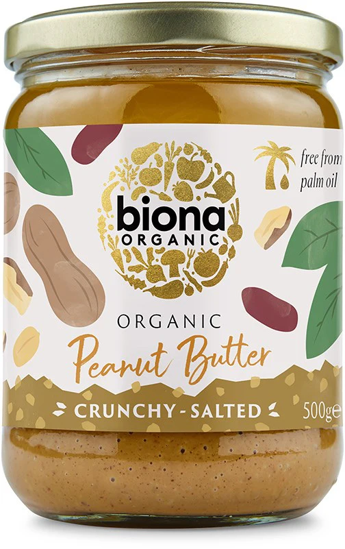Peanut butter, crunchy, 500 g