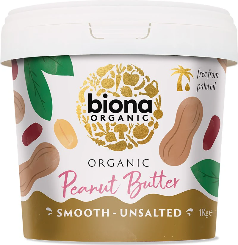 Peanut butter, smooth unsalted, 1 kg