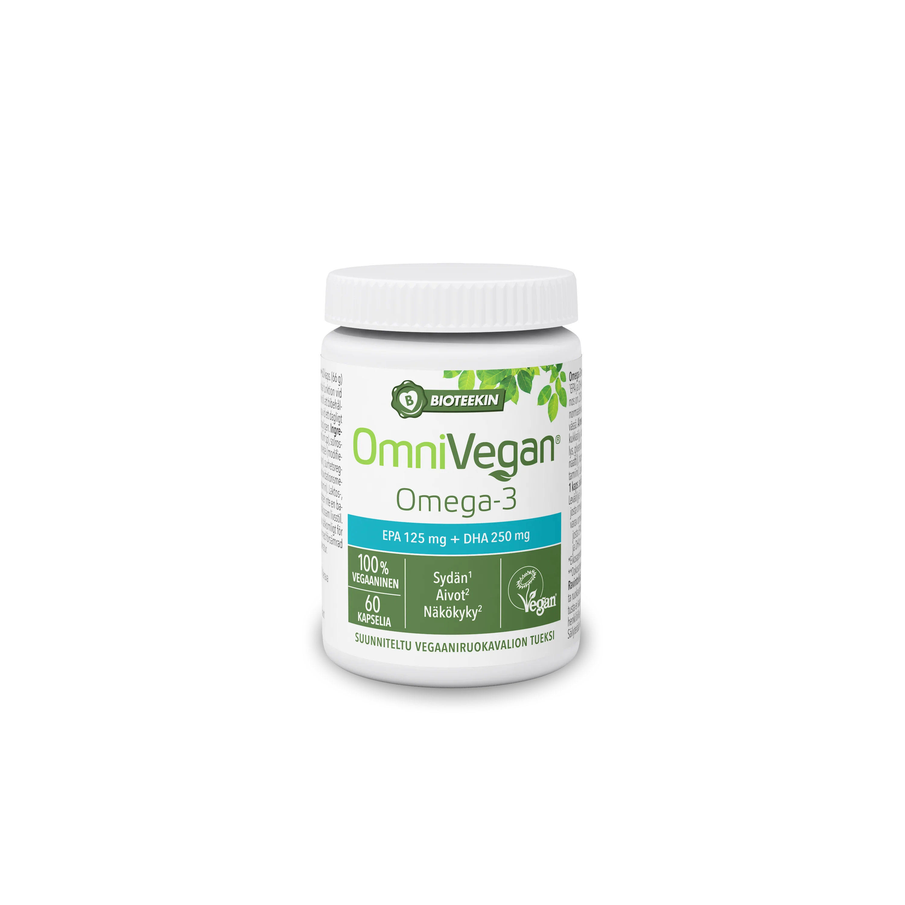 Bioteekki Vegan Omega, 60 caps