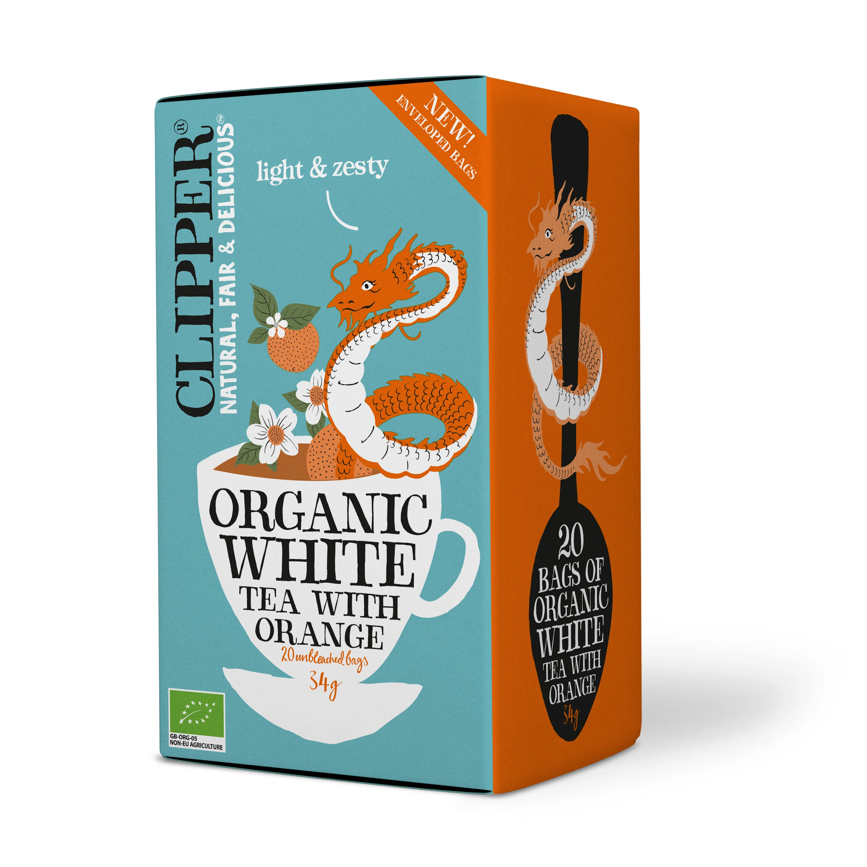 White Tea with Orange, 20 bags