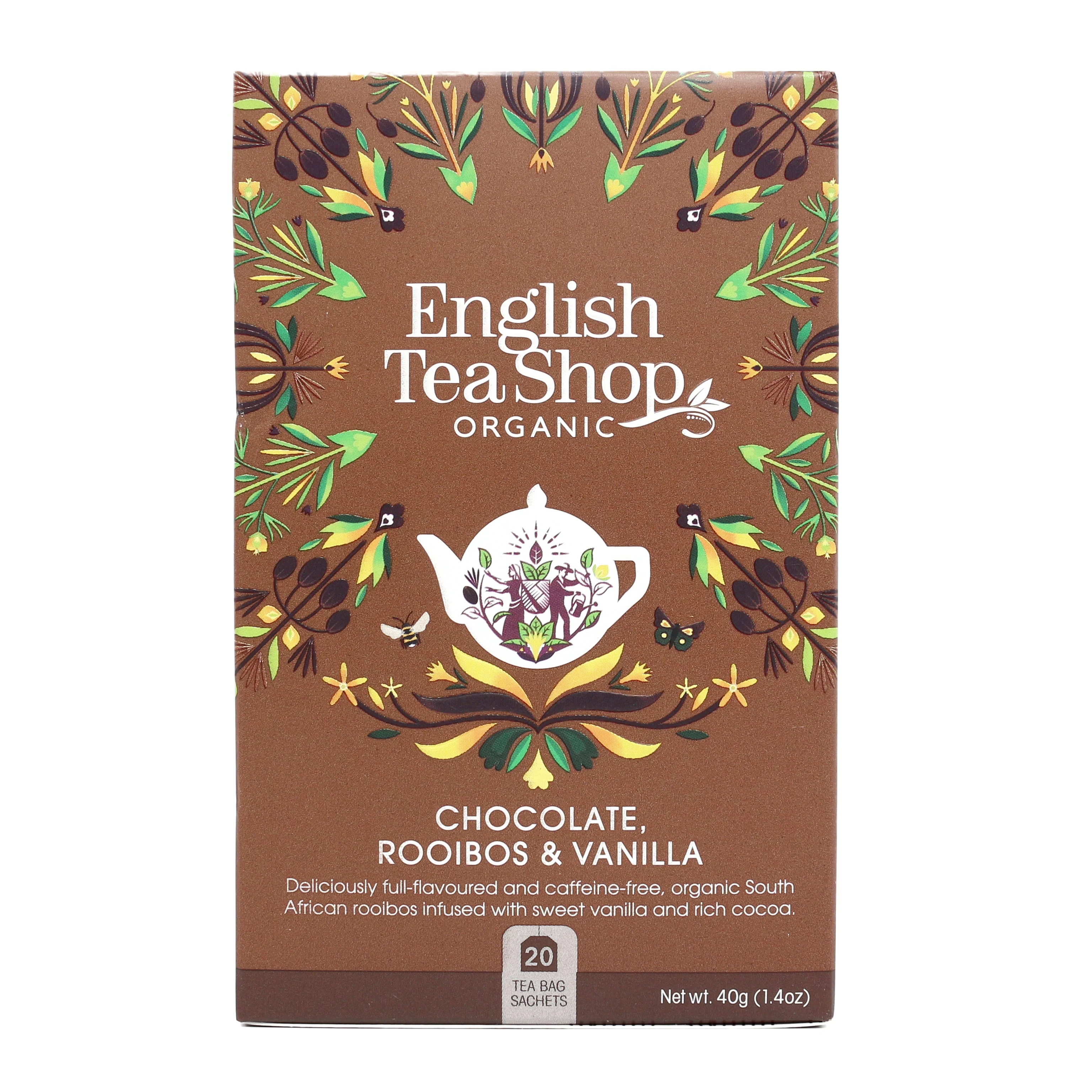 Chocolate, Rooibos & Vanilla Tea, 40 g