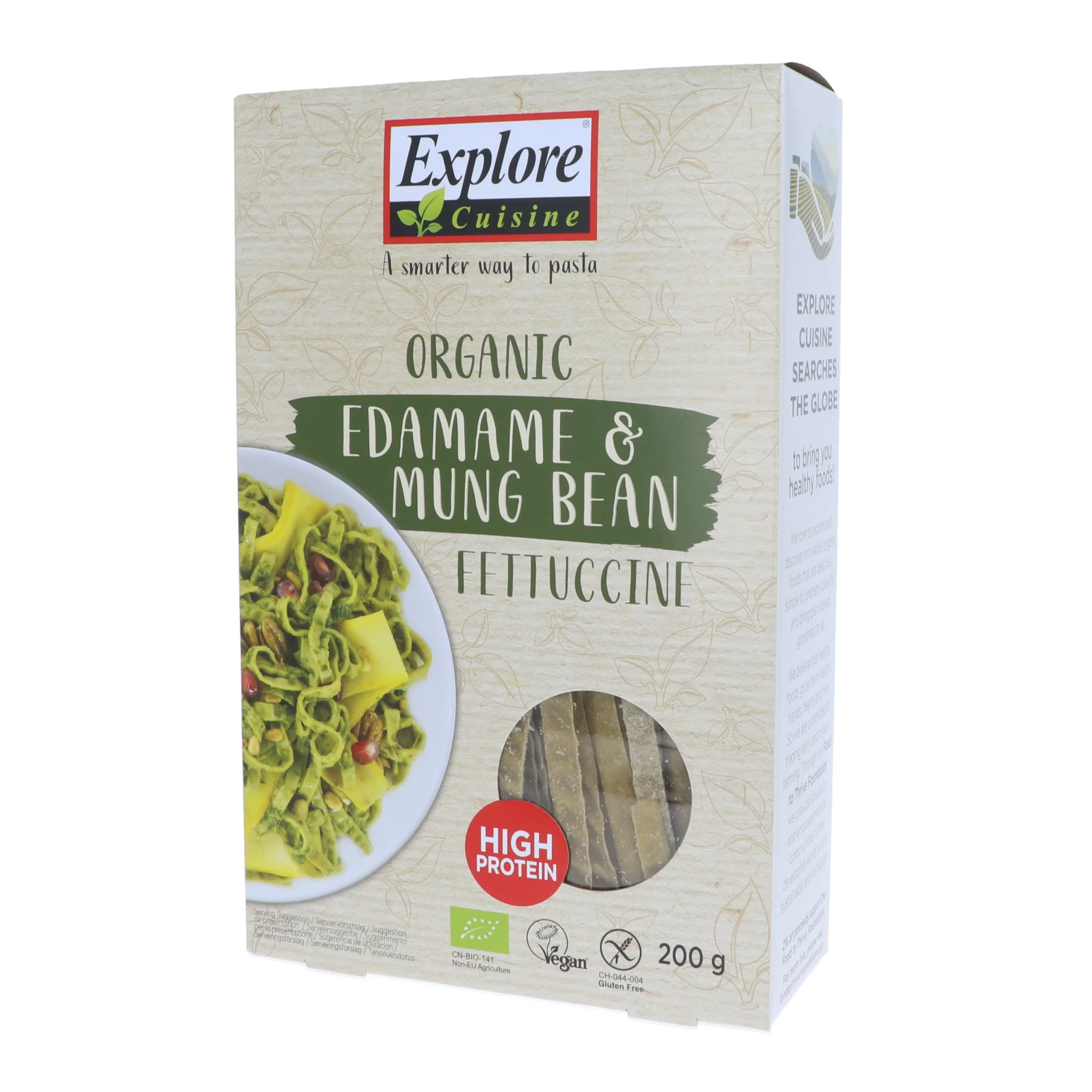 Edamame-mung bean fettucine-beanpasta, 200 g - Image 2