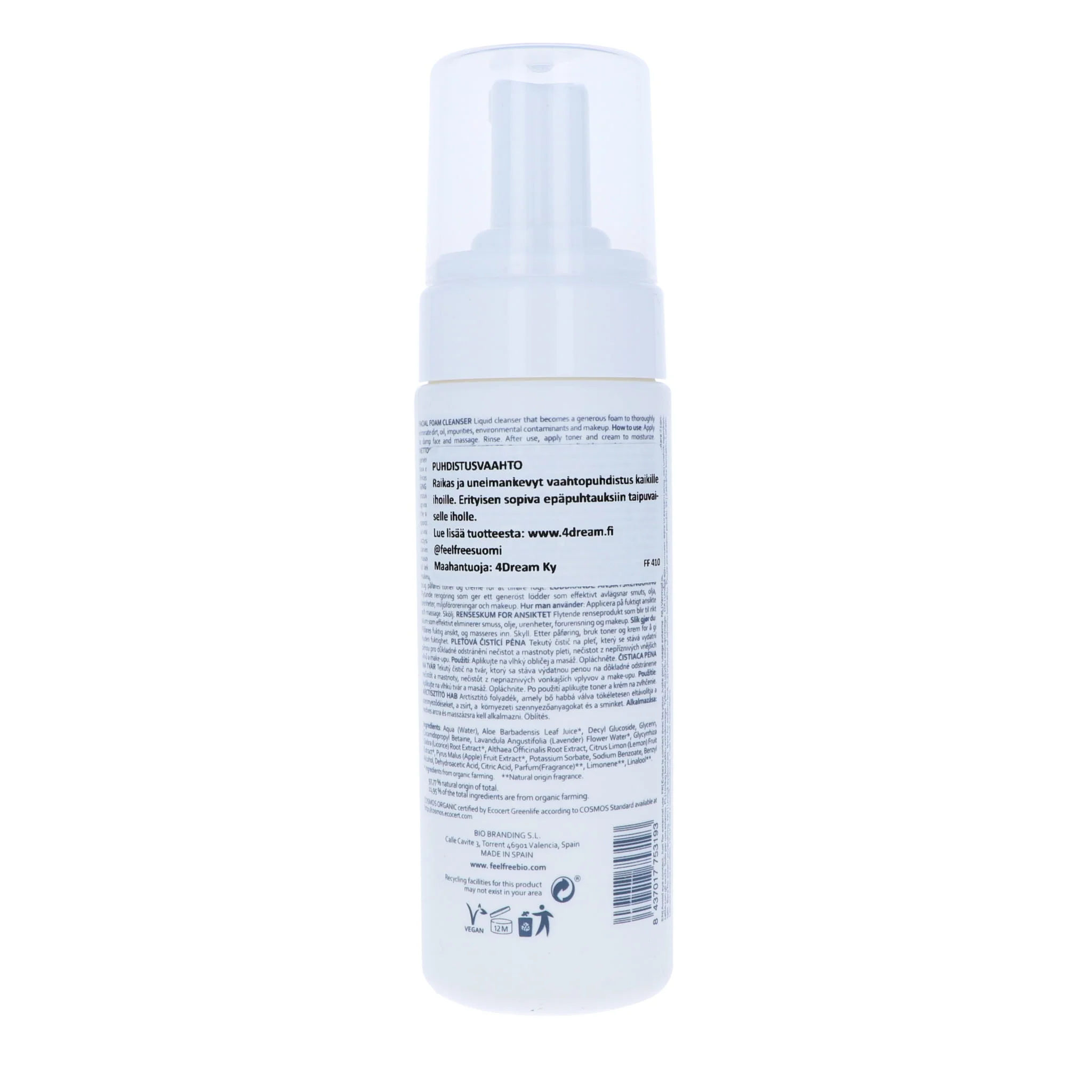 Facial Foam Cleanser, 150ml - Image 2