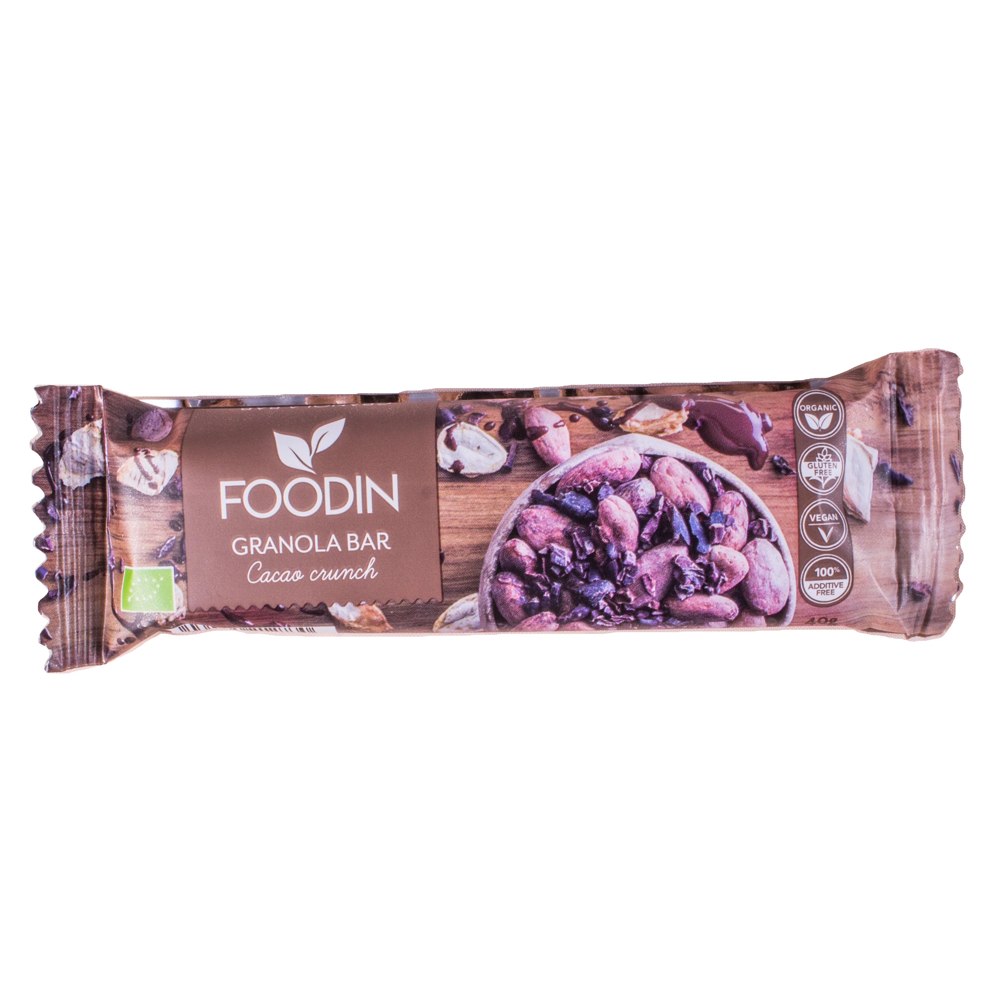 Granola bar, Cacao Crunch, 40g - Image 2