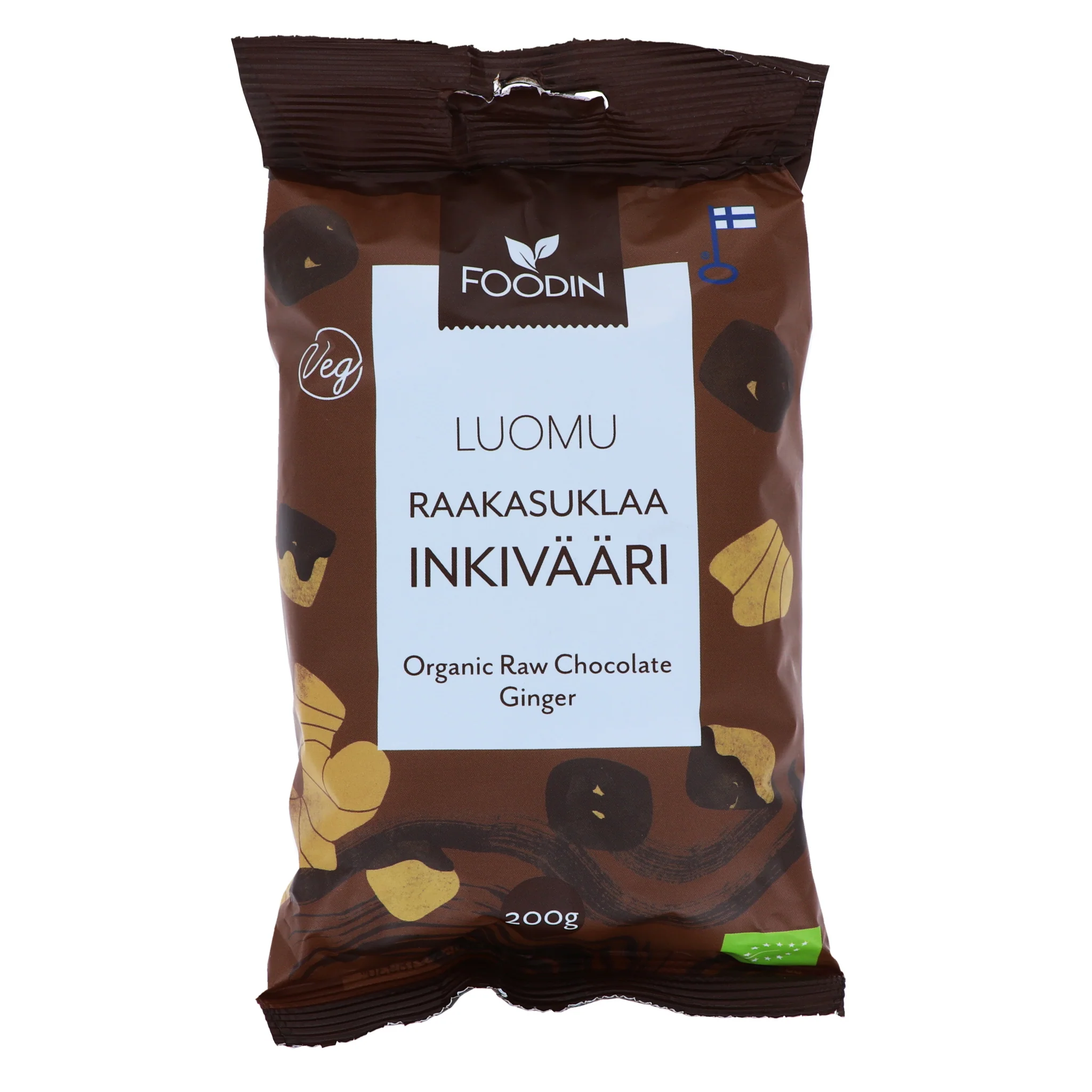 Raw chocolate ginger, organic, 200 g - Image 2