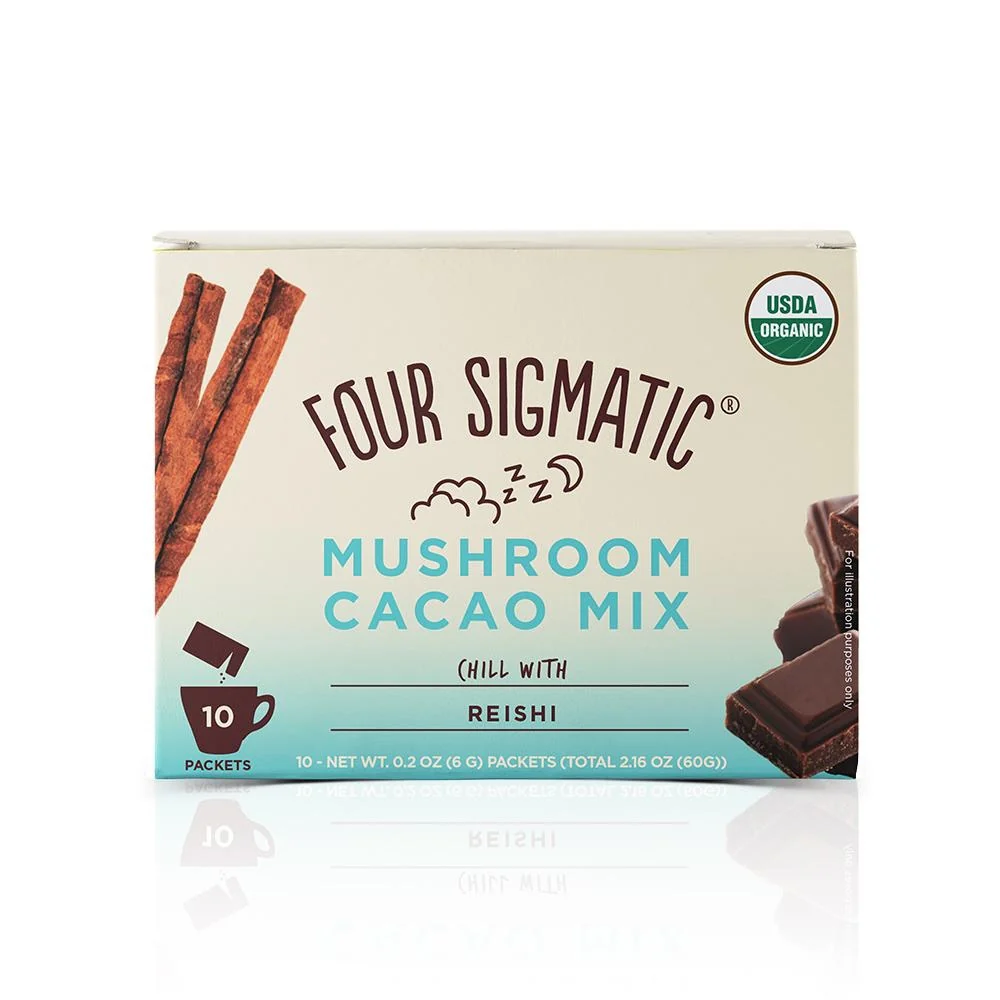 Mushroom Hot Cacao Mix with Reishi (Xoco Blue) 10 sachets, 60 g