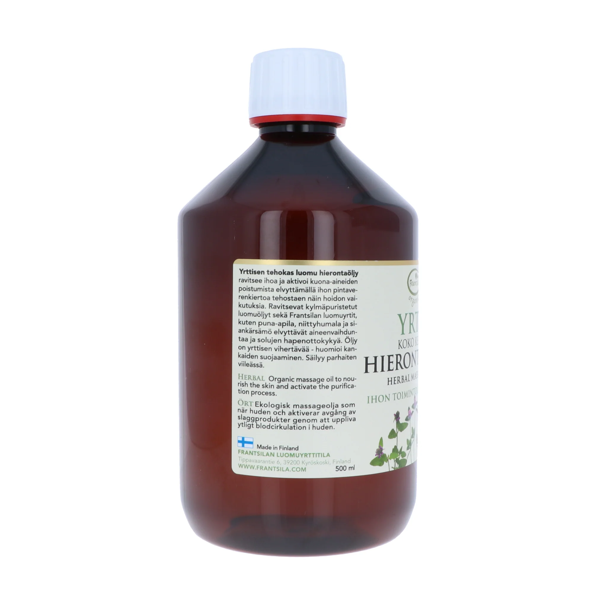 Massage Oil, Herbal, 500 ml - Image 3