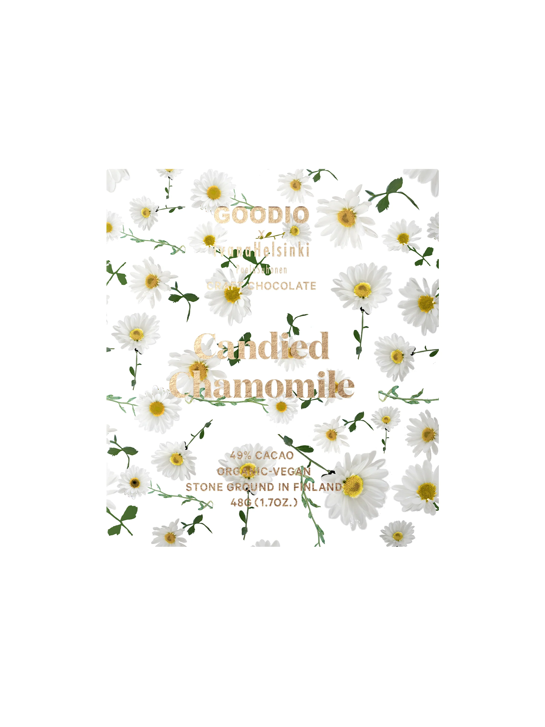 Candied Chamomile organic chocolate