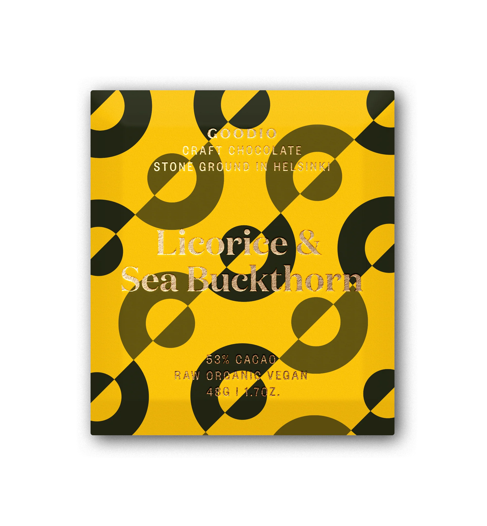 Licorice & Sea Buckthorn Raw Chocolate, 48 g