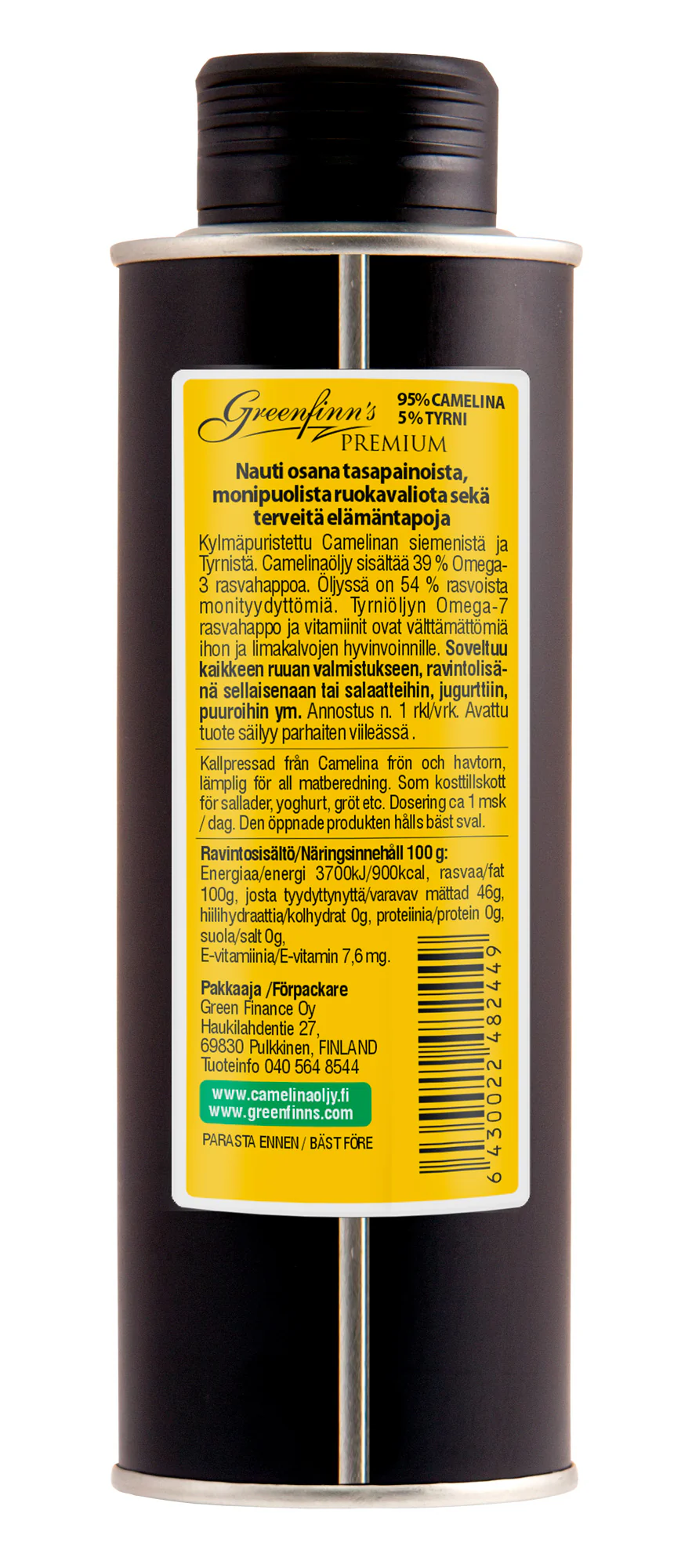 Camelina-Sea Buckthorn Oil, 250 ml - Image 2