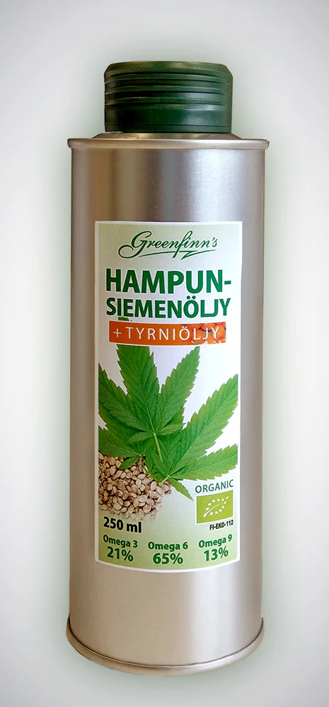 Hemp seed and sea buckthorn oil, 250 ml
