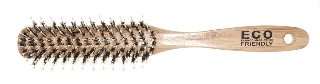 Hair Brush, With Nylon And Natural Bristles