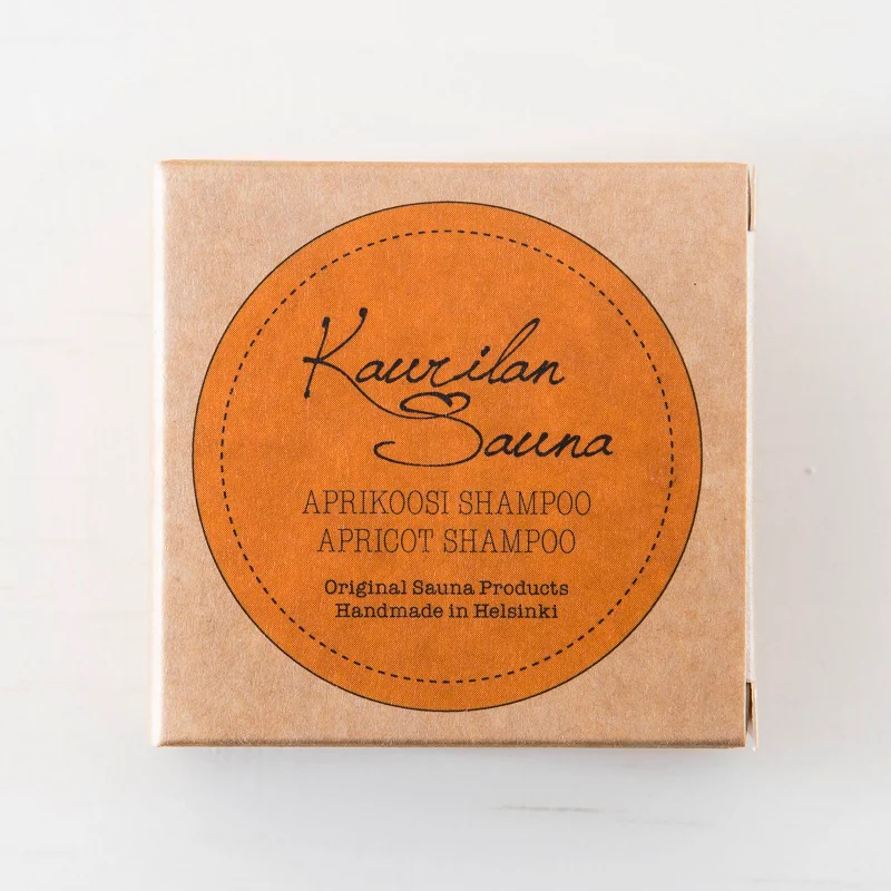 Apricot Shampoo Bar (Cardboard Box), 90 G
