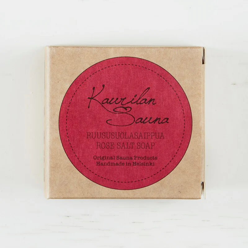 Rose Salt Soap (Cardboard Box), 120 g