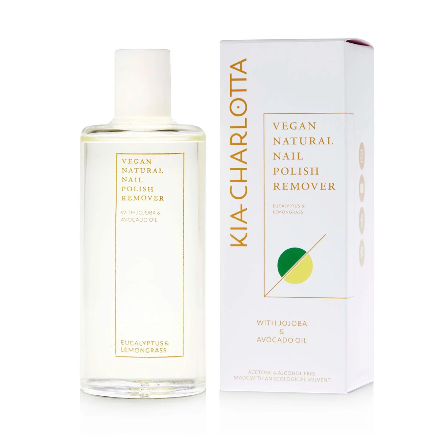 Nail Polish Remover, Eucalyptus & Lemongrass, 100 ml - Image 3