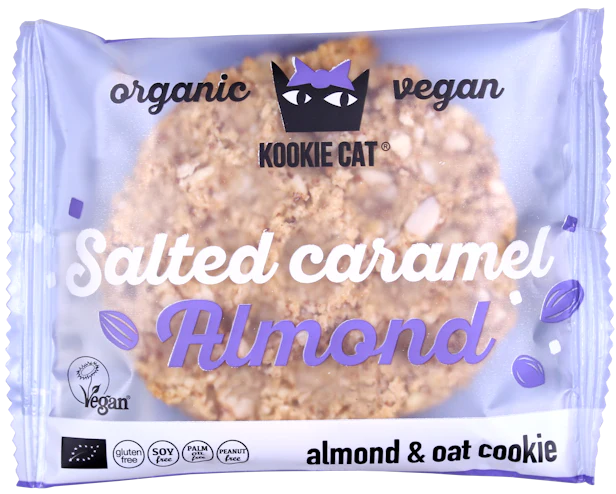 Salted Caramel & Almond oat cookie, 50 g