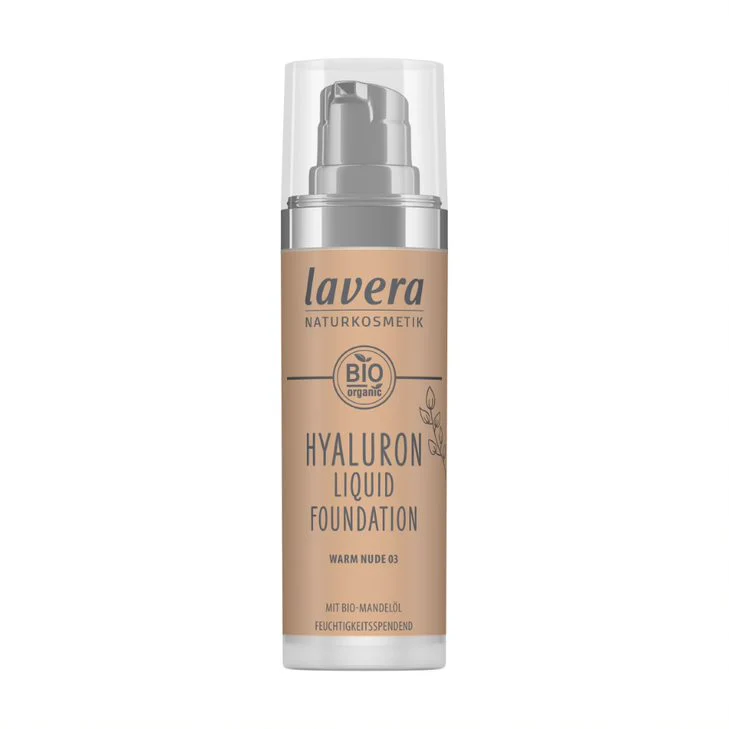 Lavera Hyaluron Liquid Foundation -Warm Nude 03- 30 ml - Image 2