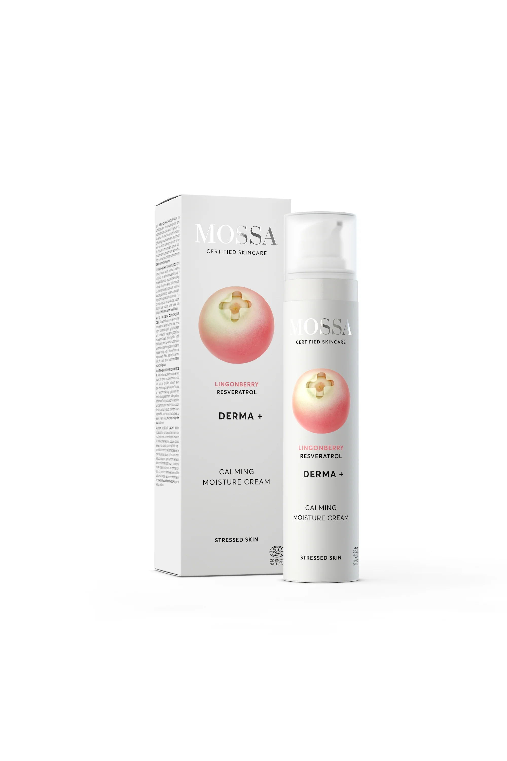 Derma+ Calming Face Cream (Lingonberry Resveratrol), 50 ml
