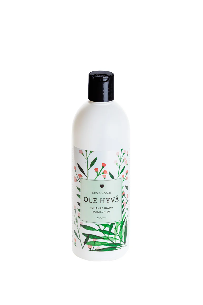 Dishwashing Liquid, Eucalyptus, 600 ml