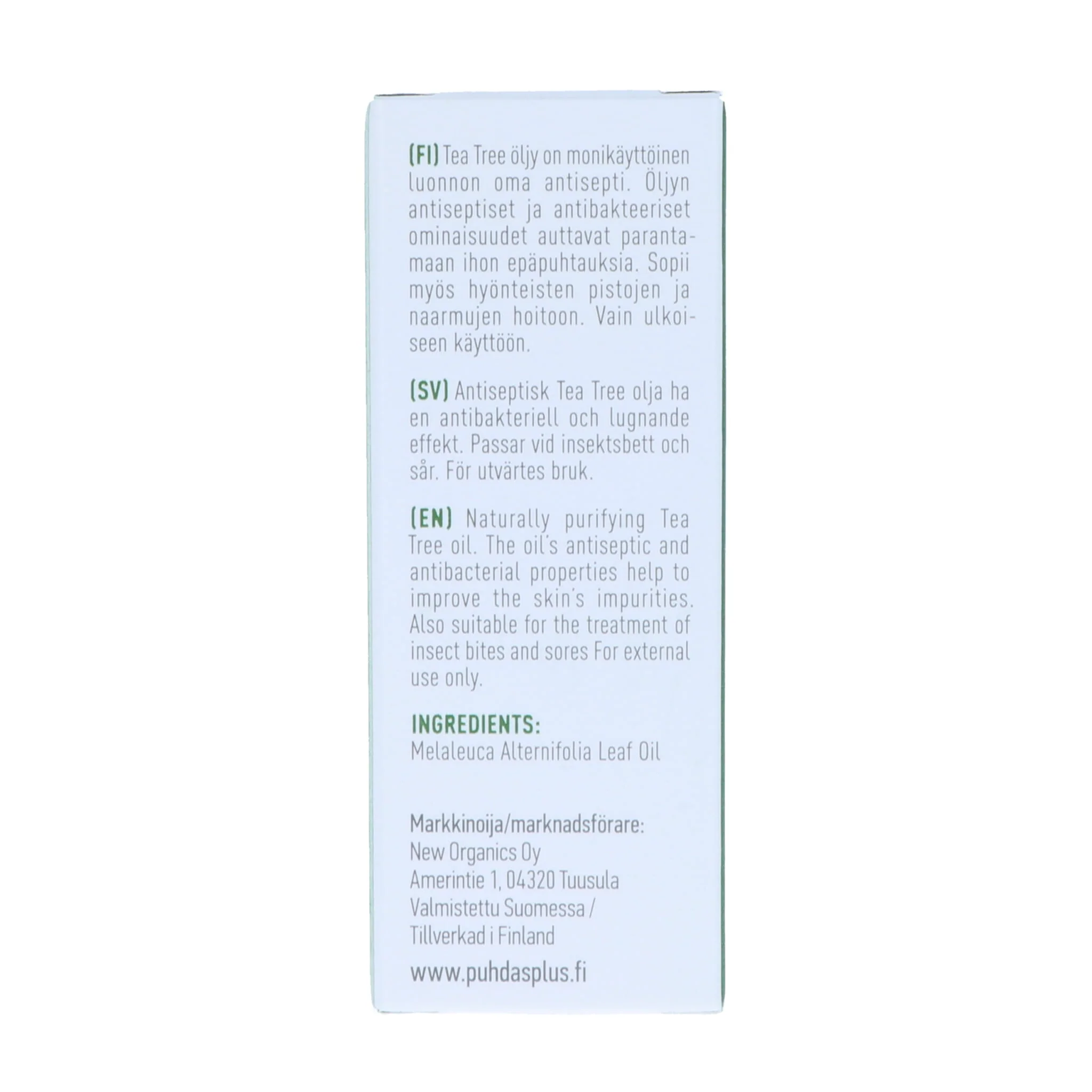Beauty Oil, Tea Tree, 10 ml - Image 3