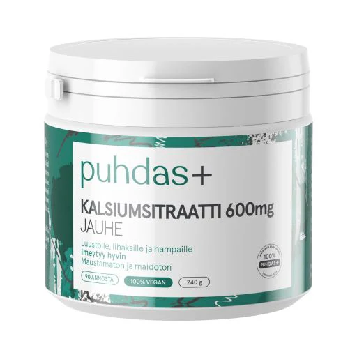 Calcium citrate, 600 mg, 240 g