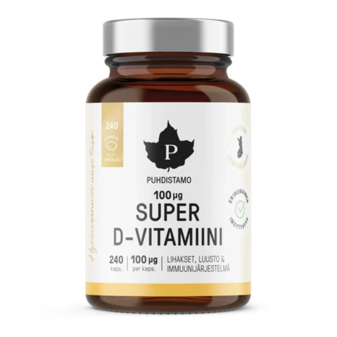 Super Vitamin D 100ug, 240 caps