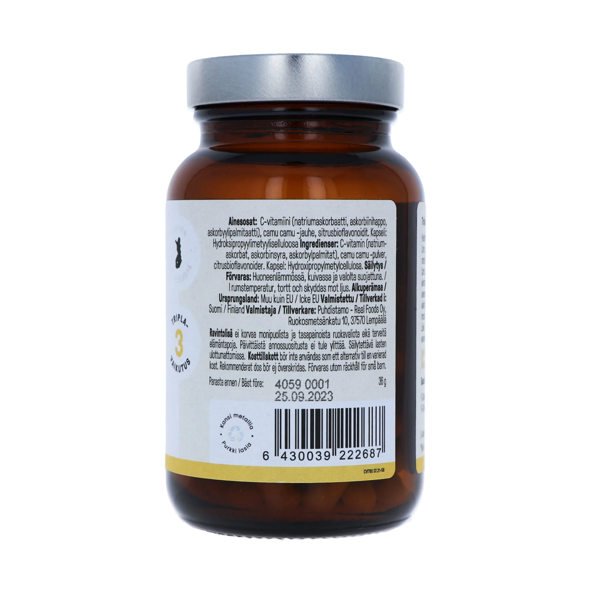 Triple Vitamin C 400 mg, 60 kaps - Image 2