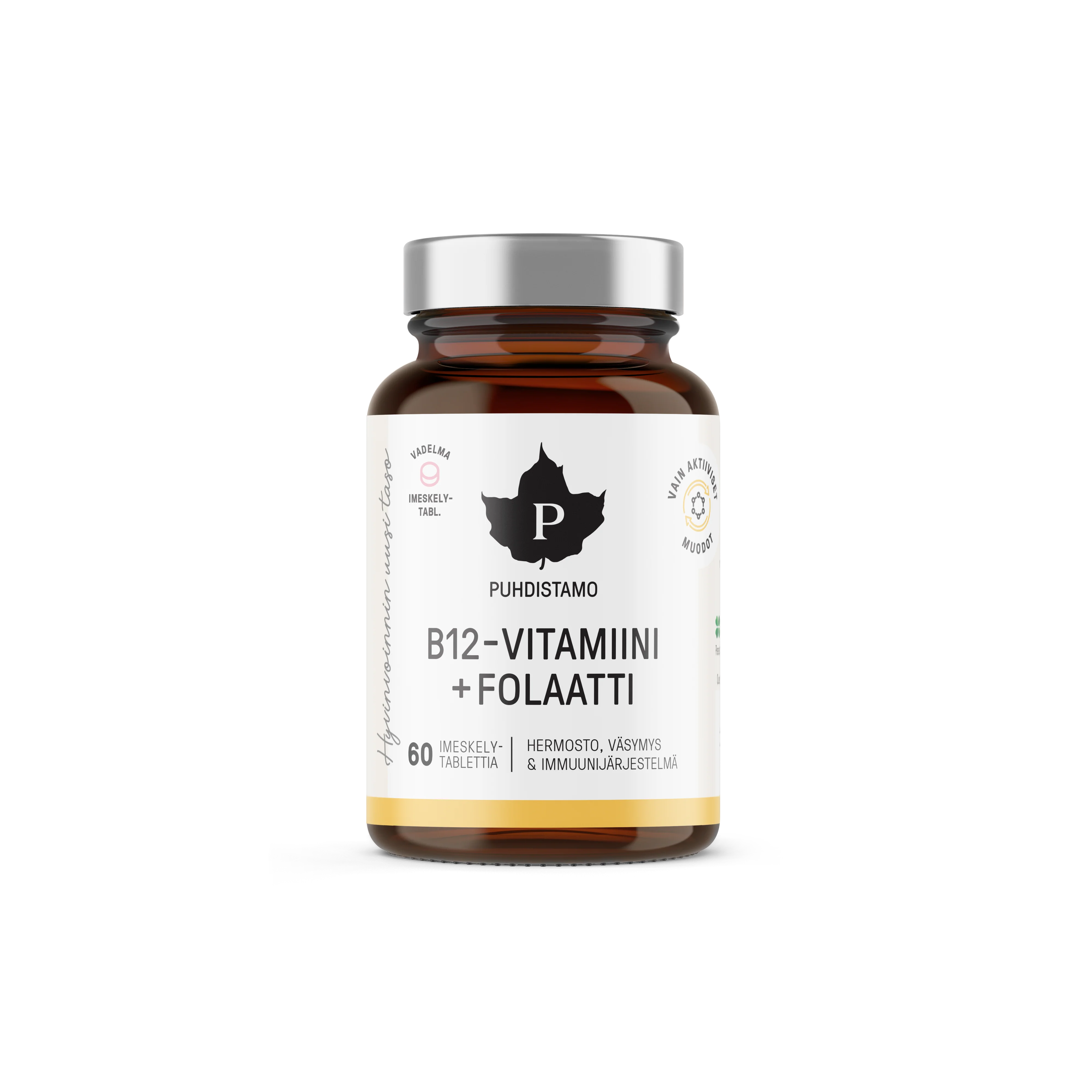 Vitamin B12 + Folate, Raspberry Flavored