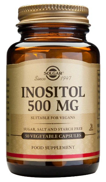 Inositol, 500 mg, 32 g, 50 caps