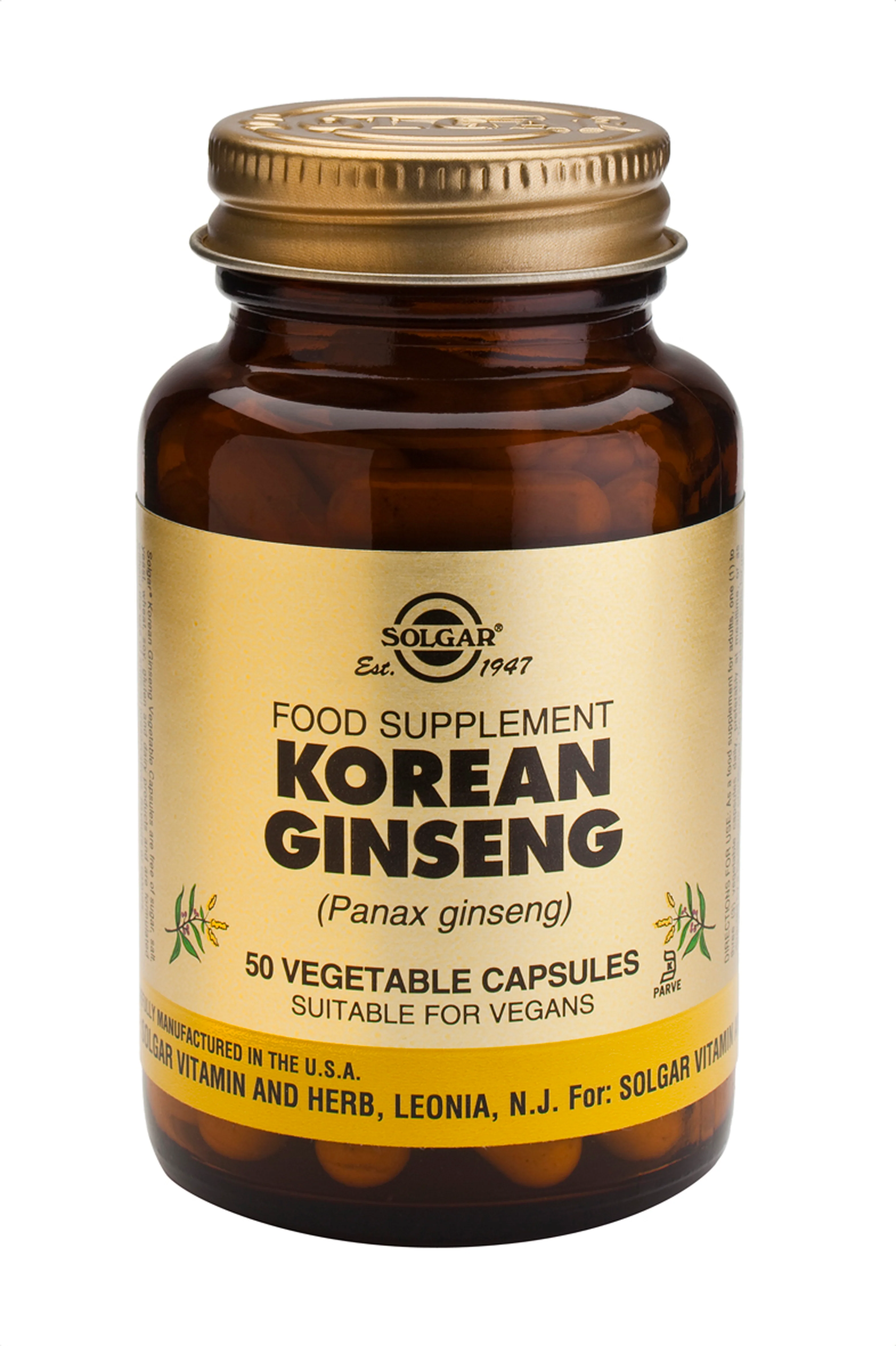Korean Ginseng, 520 mg, 50 caps.
