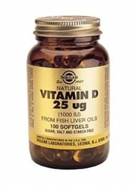 Vitamin D3, 25 ug (Vitamin D), 70 g