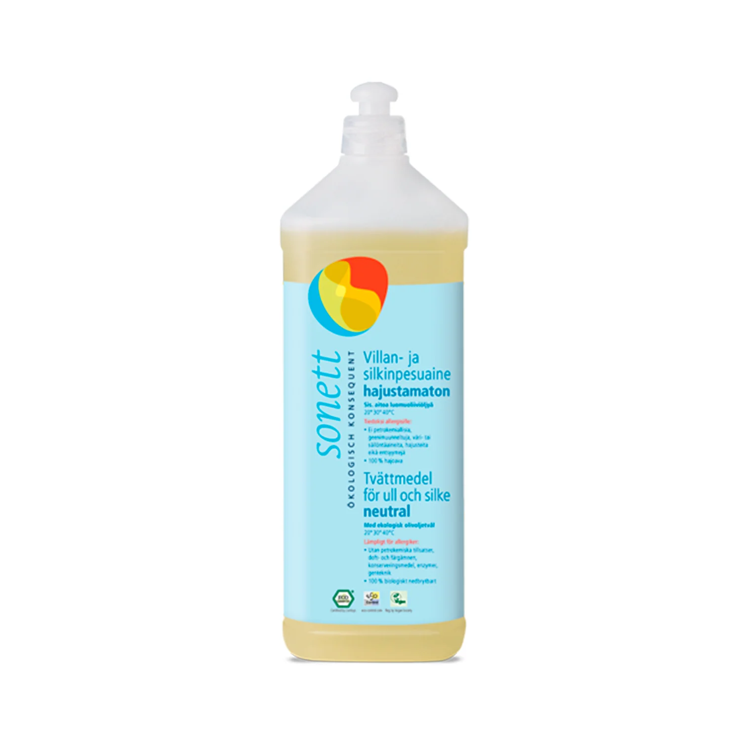Wool and Silk Detergent, Unscented, 1 L