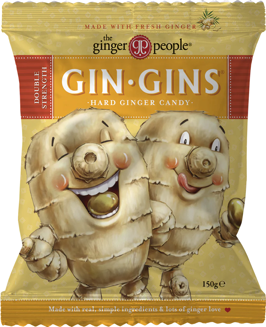 Hard ginger candy, double strength 150 g