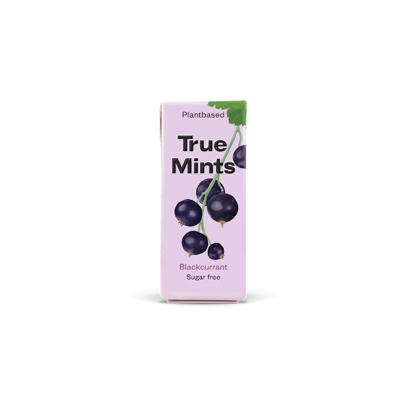 True Mints, xylitol lozenge, blackcurrant, 13 g