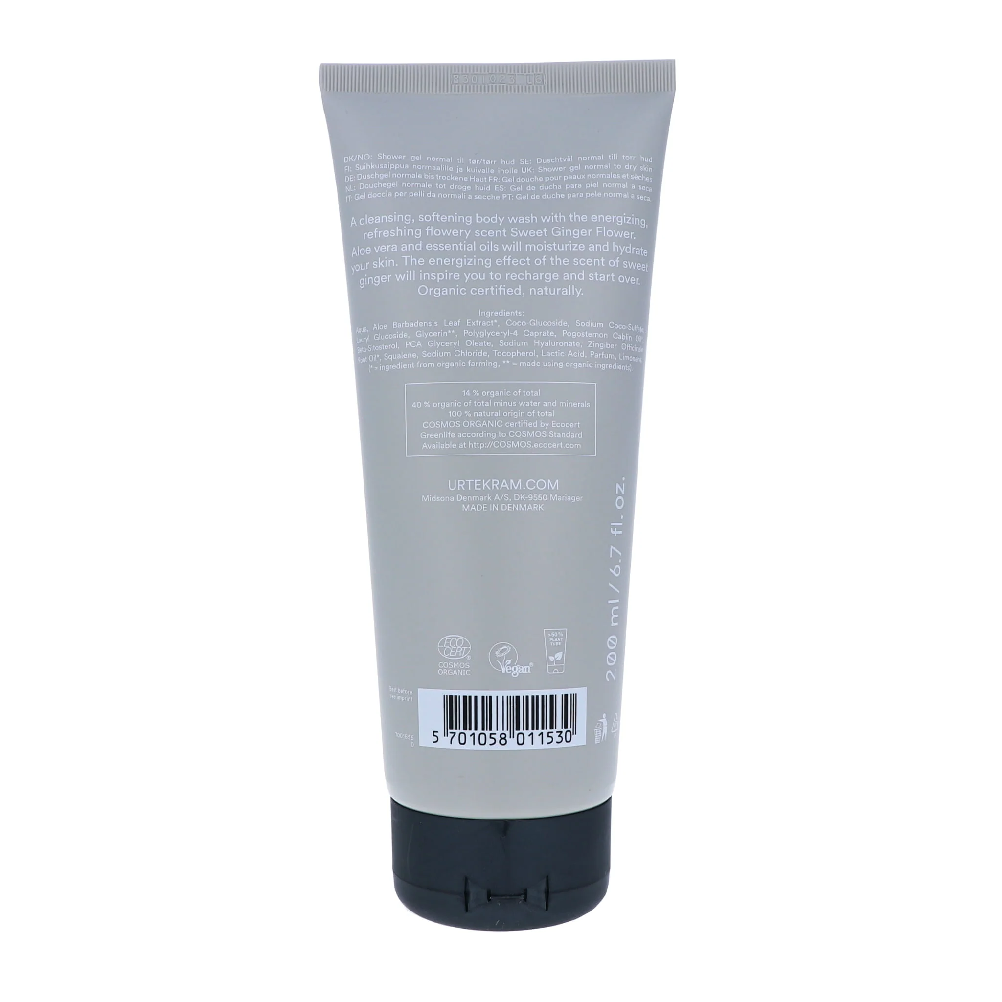Sweet Ginger Flower Body Wash, 200 ml - Image 2